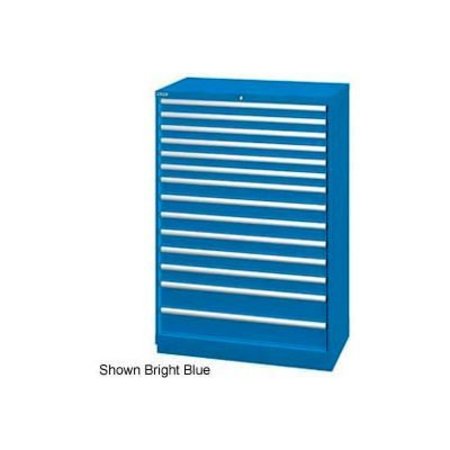 LISTA INTERNATIONAL Lista 40-1/4"W  Cabinet, 14 Drawer, 222 Compart - Bright Blue, Individual Lock XSHS1350-1417BBRG